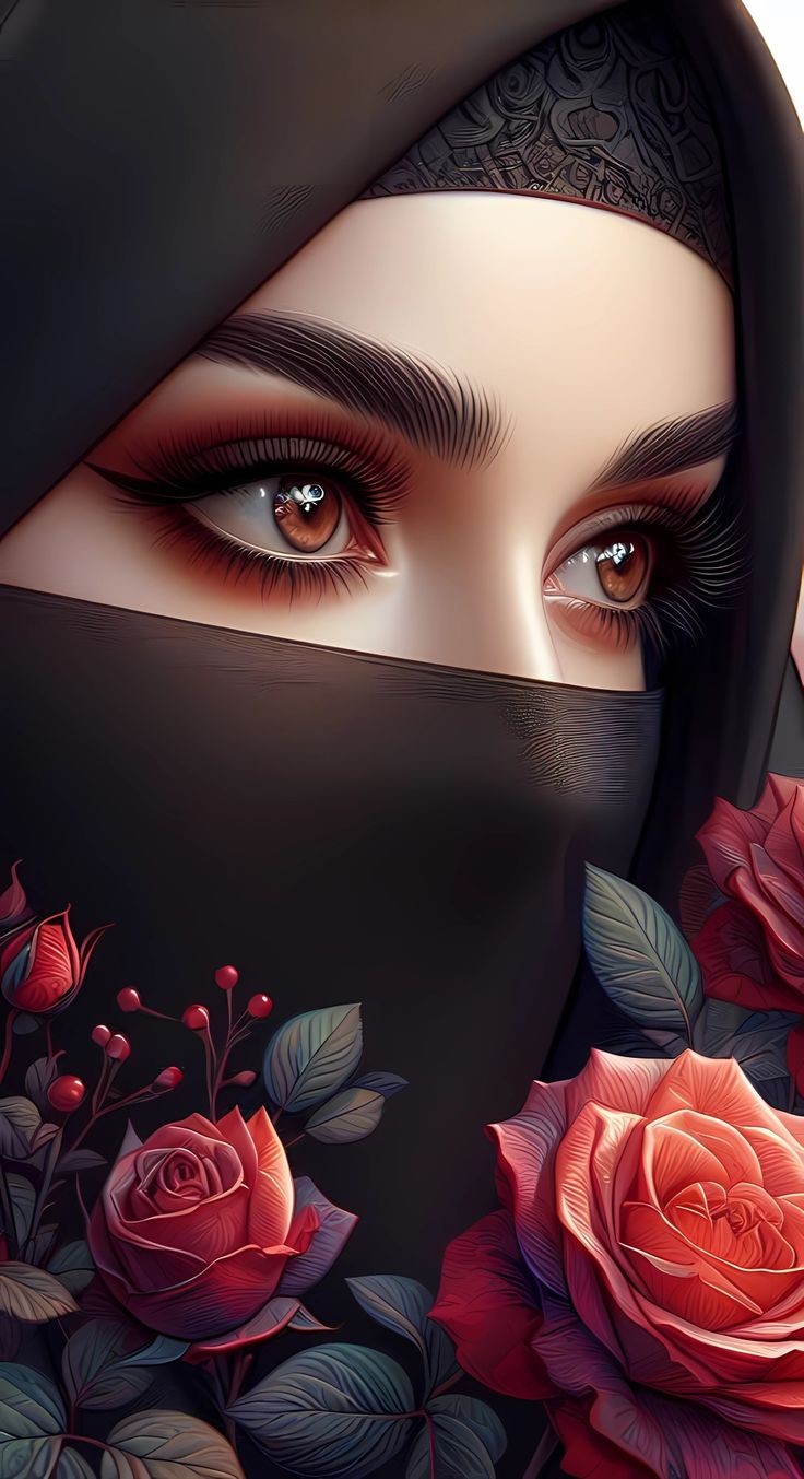 Mask girl photo