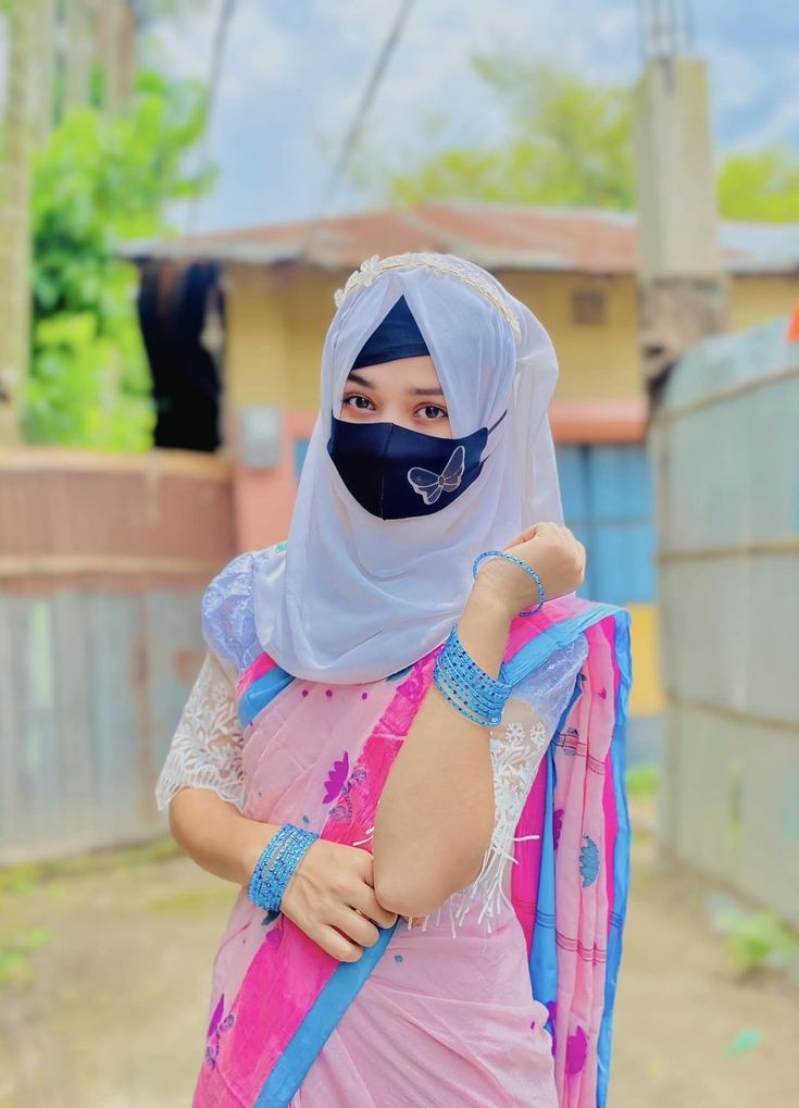 mask girl dp