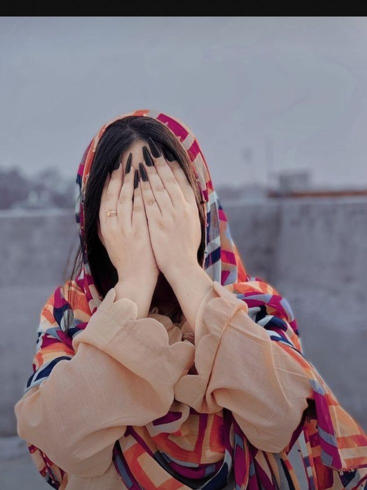 mask girl dp