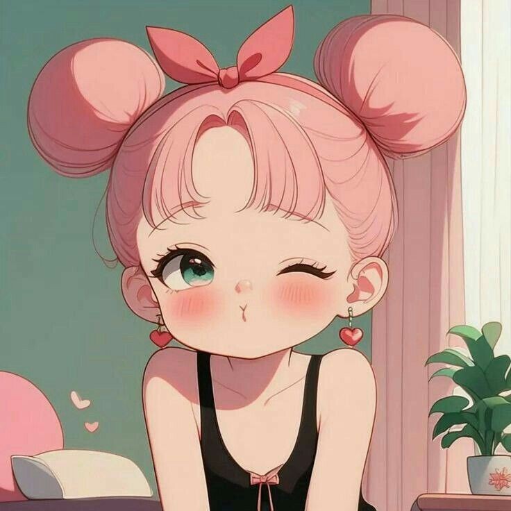 stylish cartoon dp for girls